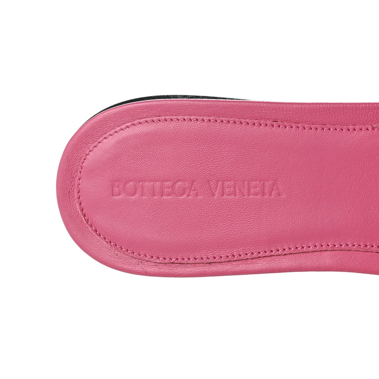 Nappa Matelasse Padded Flat Sandals 40 Azalea
