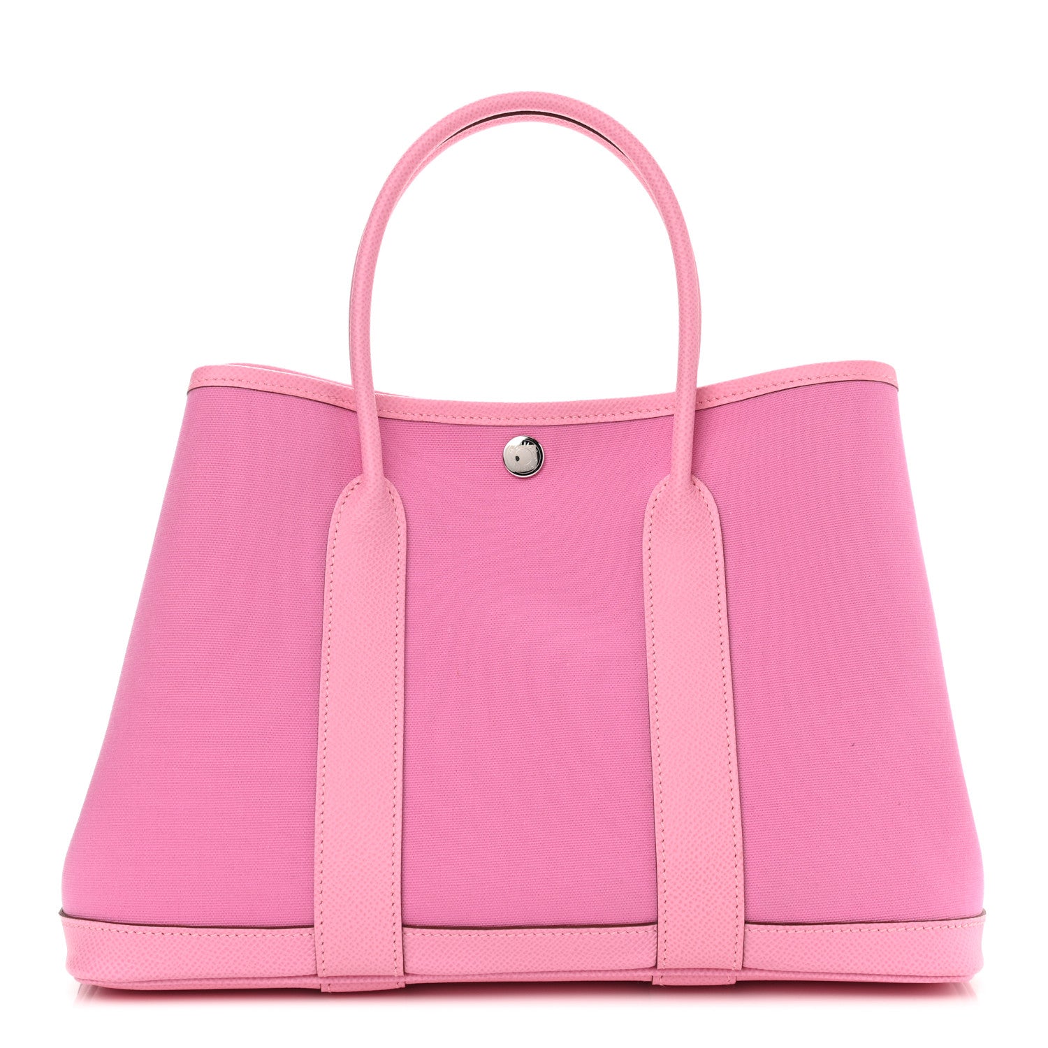Hermes Toile Epsom Verso Garden Party 30 TPM Bubblegum Rubis 1 of 9