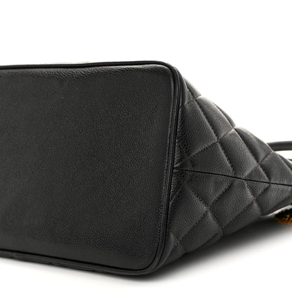 Chanel Caviar Quilted Medallion Tote Black 10 of 10
