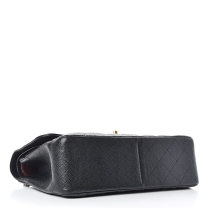 Chanel Caviar Quilted Jumbo Double Flap Black 4 of 12