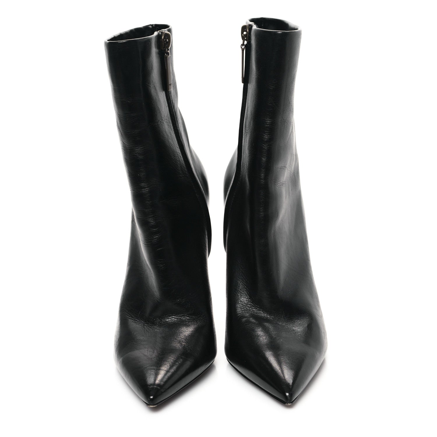 Saint Laurent Calfskin Opyum Ankle Boot 38 Black 2 of 10