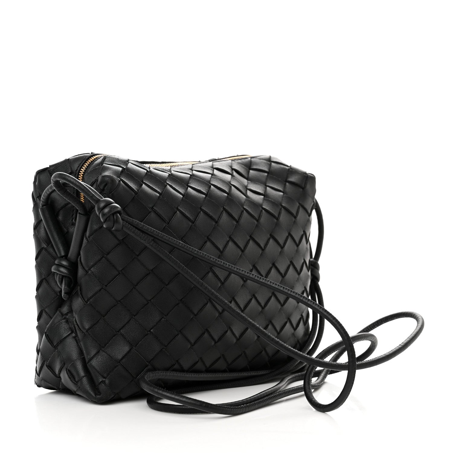 Bottega Veneta Nappa Intrecciato Small Loop Camera Bag Black 3 of 11