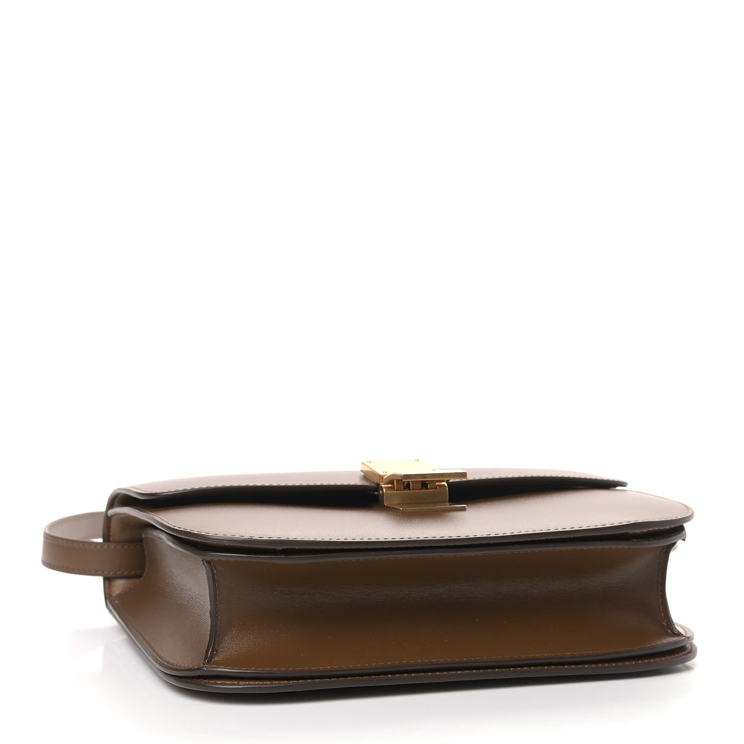 Celine Box Calfskin Medium Classic Box Flap Bag Camel 4 of 9