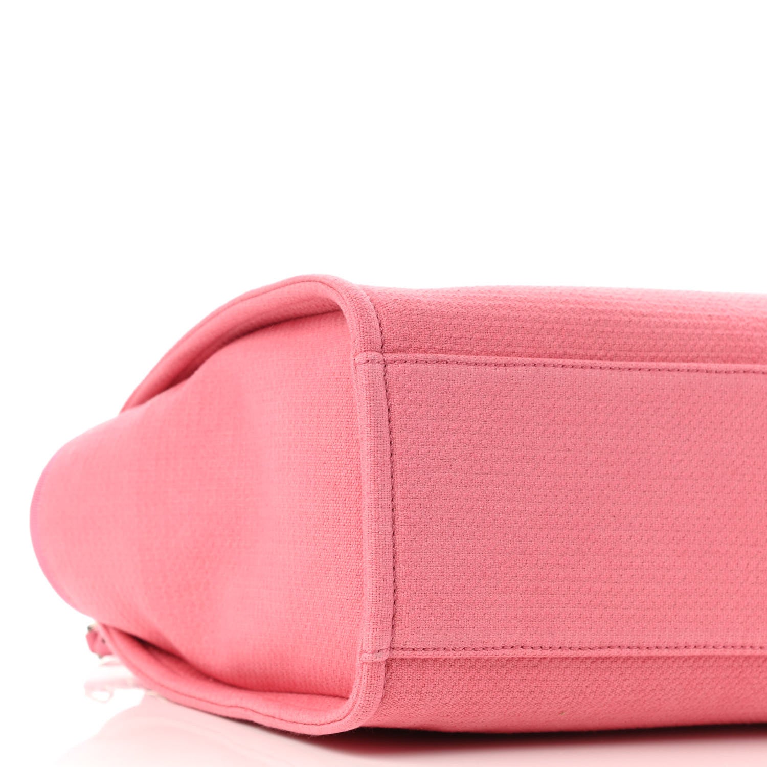 Chanel Mixed Fibers Small Deauville Tote Pink 9 of 10