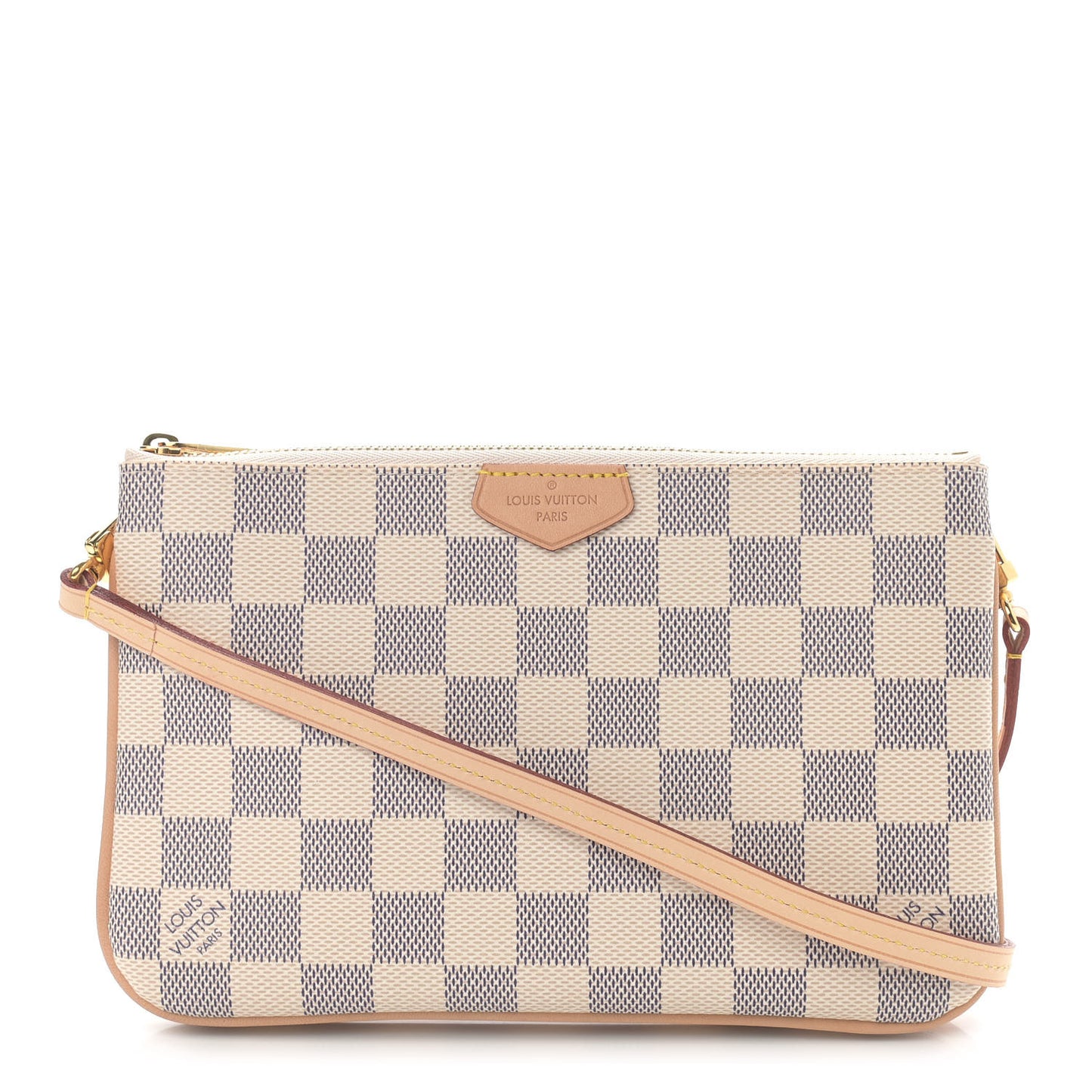 Damier Azur Double Zip Pochette