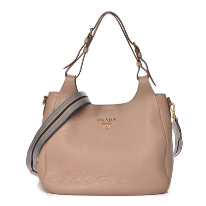 Prada Vitello Daino Hobo Cammeo 1 of 13