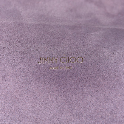 Jimmy Choo Smooth Calfskin Lockett City Shoulder Bag Midnight Blue 6 of 10