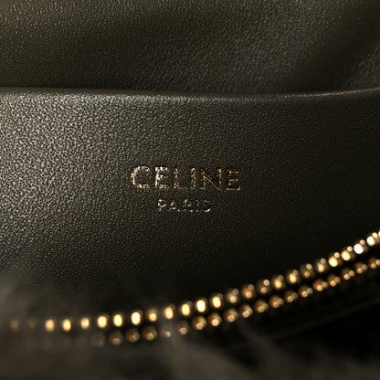 Celine Shearling Suede Calfskin Teen Nino Golden Khaki 7 of 10