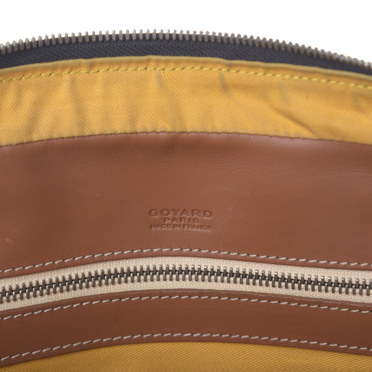 Goyardine Ambassade PM Briefcase Black Gold
