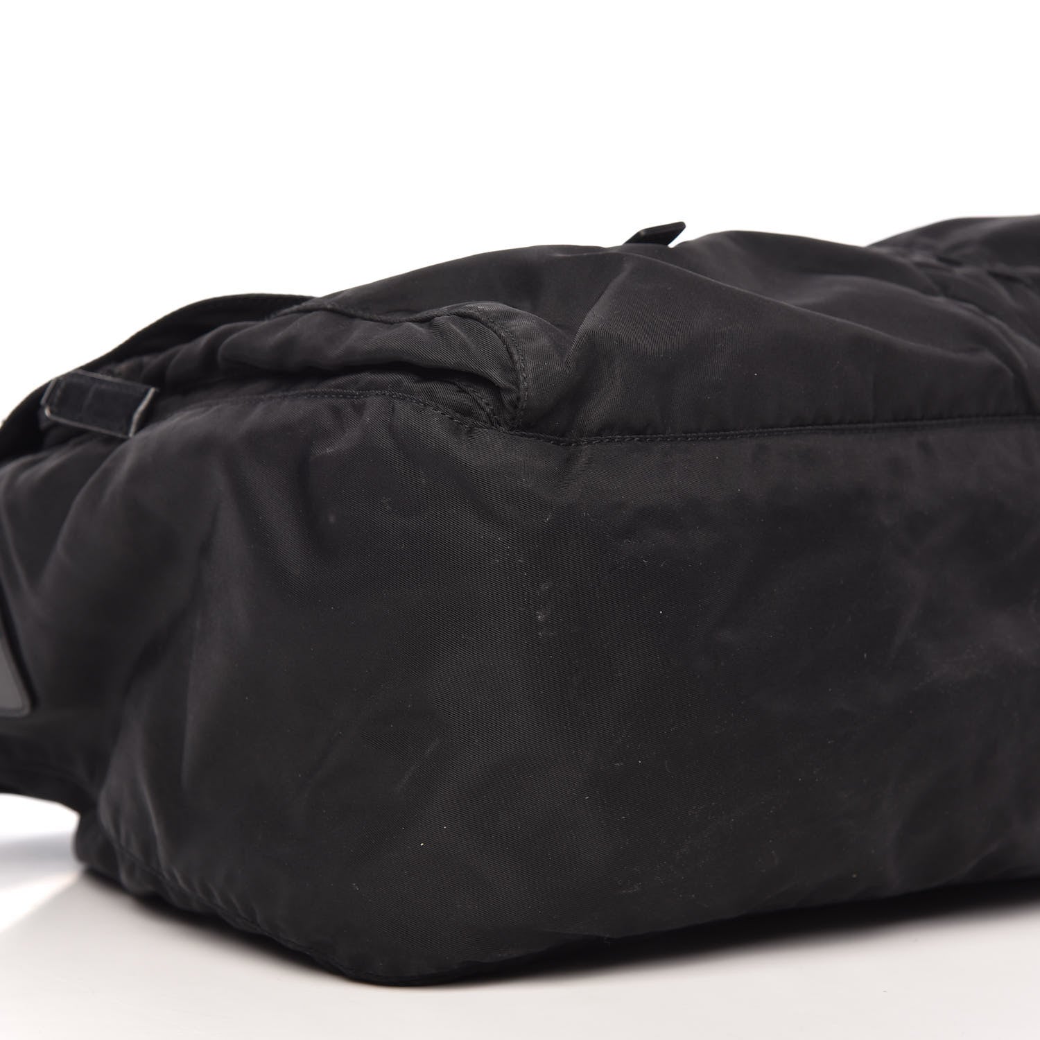 Prada Nylon Vela Messenger Bag Black 6 of 12