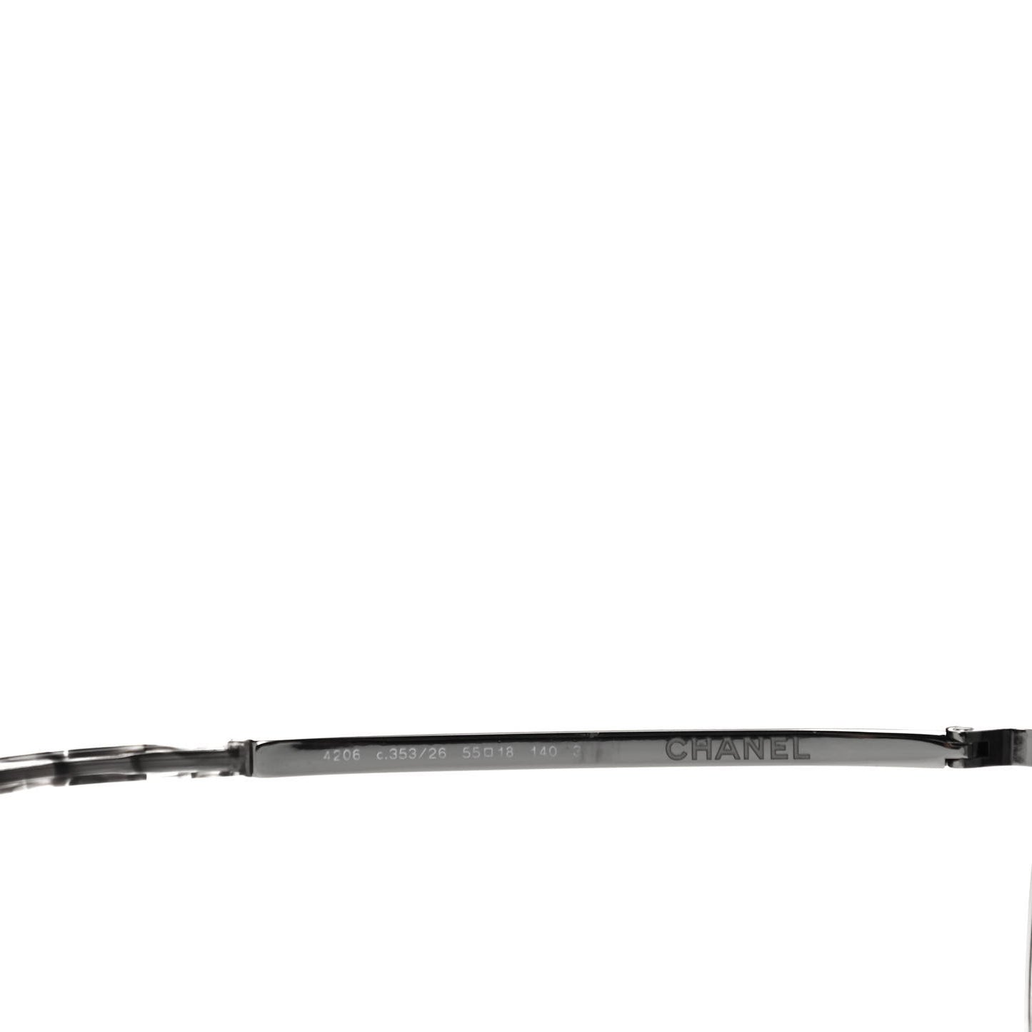 Round Spring Sunglasses 4206 Black Silver