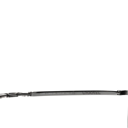 Chanel Round Spring Sunglasses 4206 Black Silver 5 of 6
