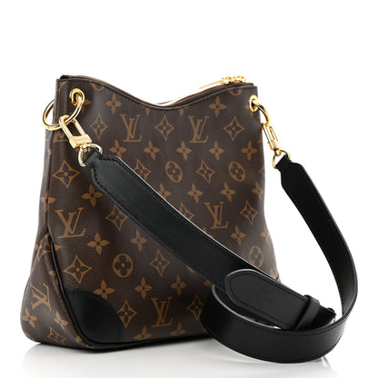 Louis Vuitton Monogram Odeon PM Black 3 of 11