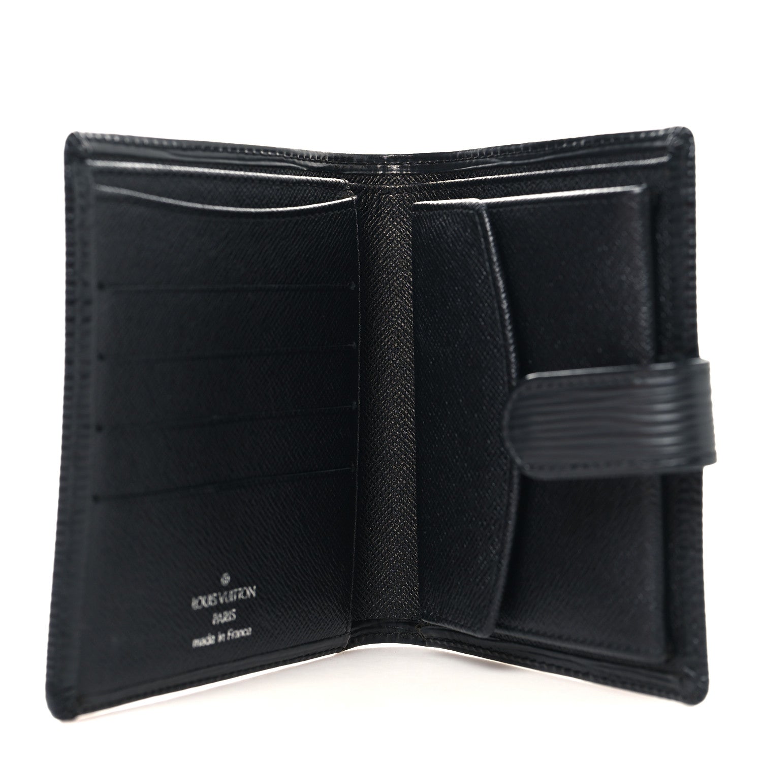 Louis Vuitton Epi Porte-Billets Compact Wallet Black 5 of 7