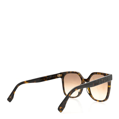 Fendi Acetate Square Sunglasses FE40007F Tortoise 4 of 8