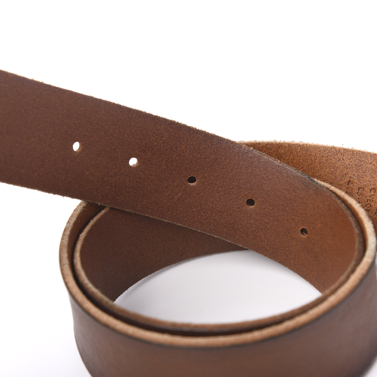 Gucci Faded Calfskin Double G 40mm Belt 85 34 Cuir 4 of 5