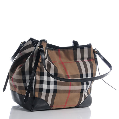 Burberry Bridle Calfskin House Check Medium Canterbury Hobo 3 of 12