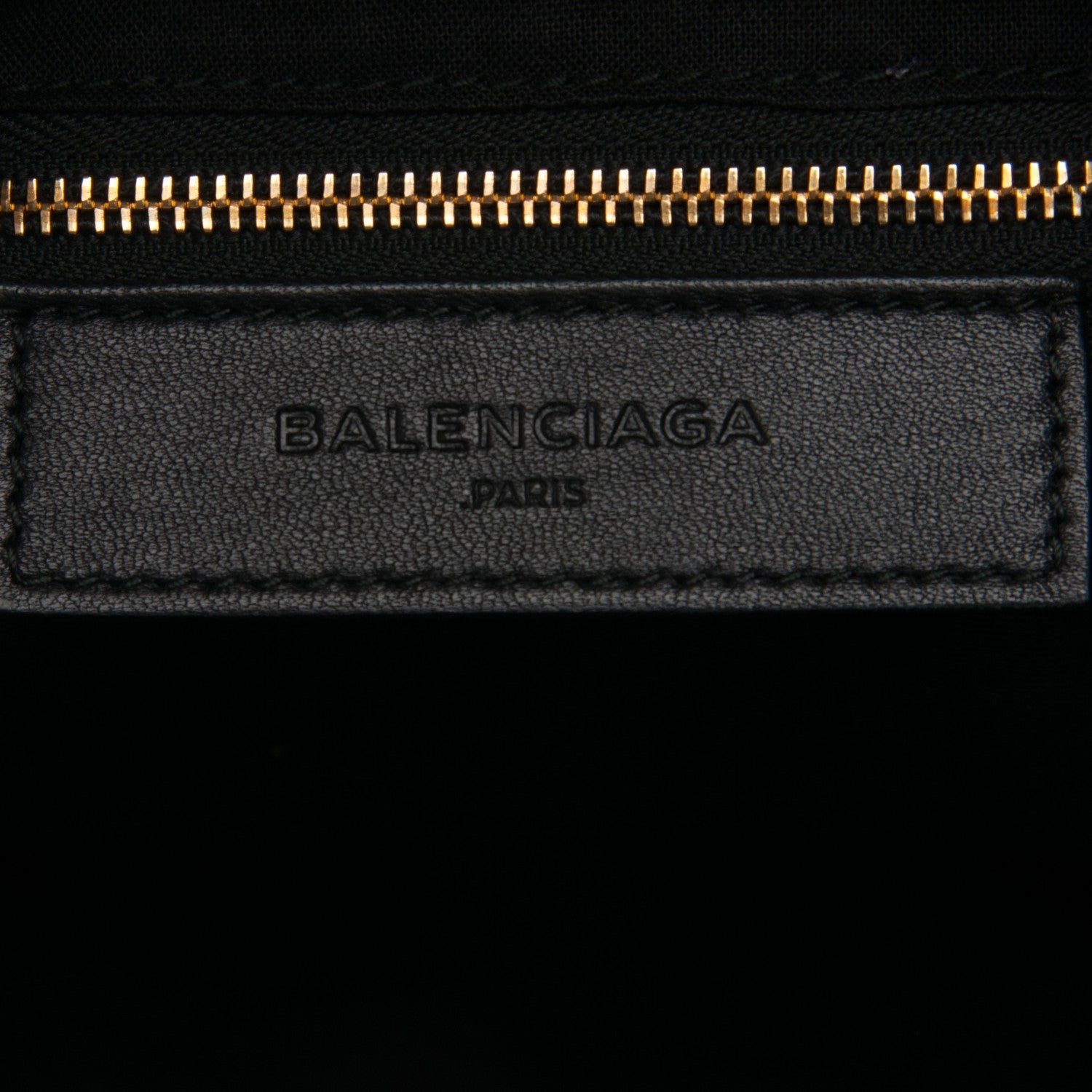 Balenciaga Chevre Gold Metallic Edge Hardware Velo Black 6 of 7