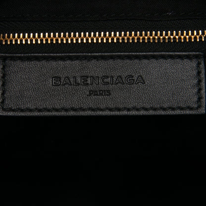 Balenciaga Chevre Gold Metallic Edge Hardware Velo Black 6 of 7