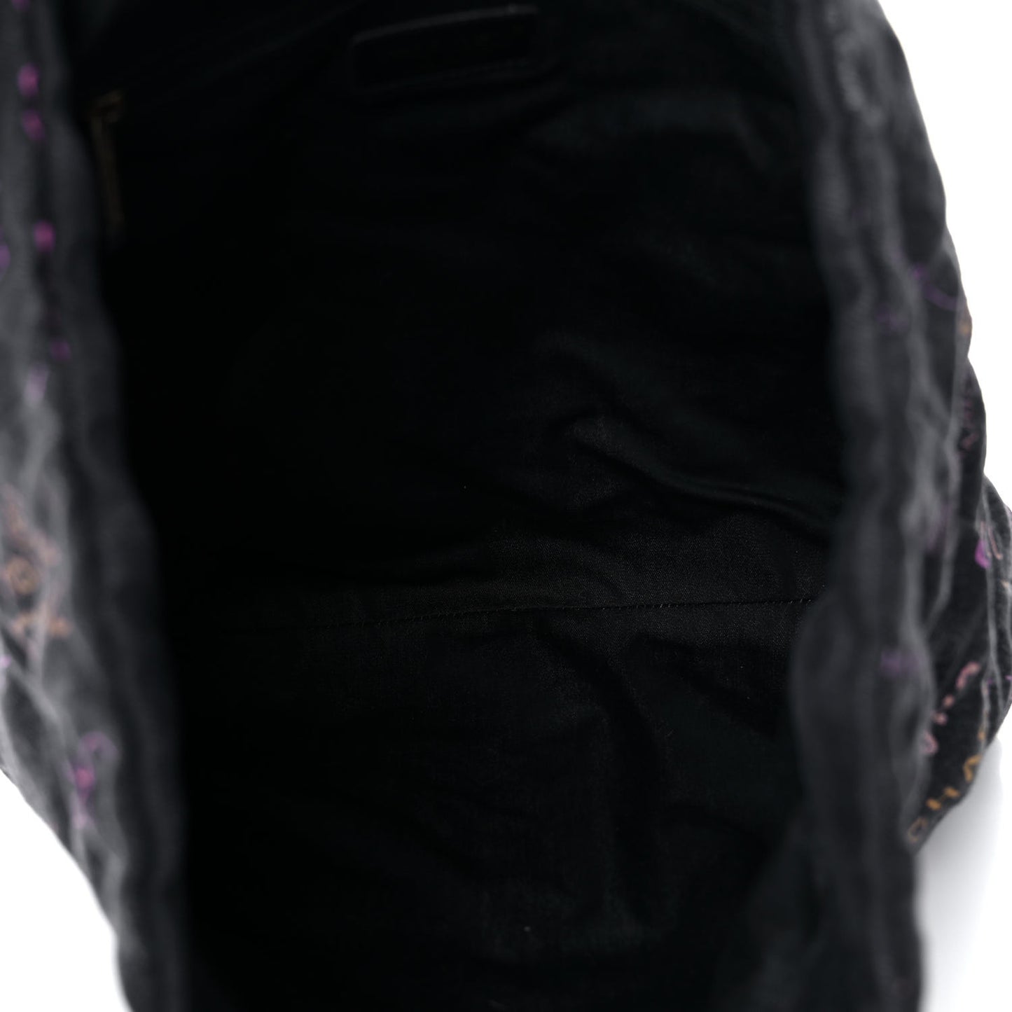 Denim Quilted Denim Mood Maxi Shopping Bag Black Multicolor