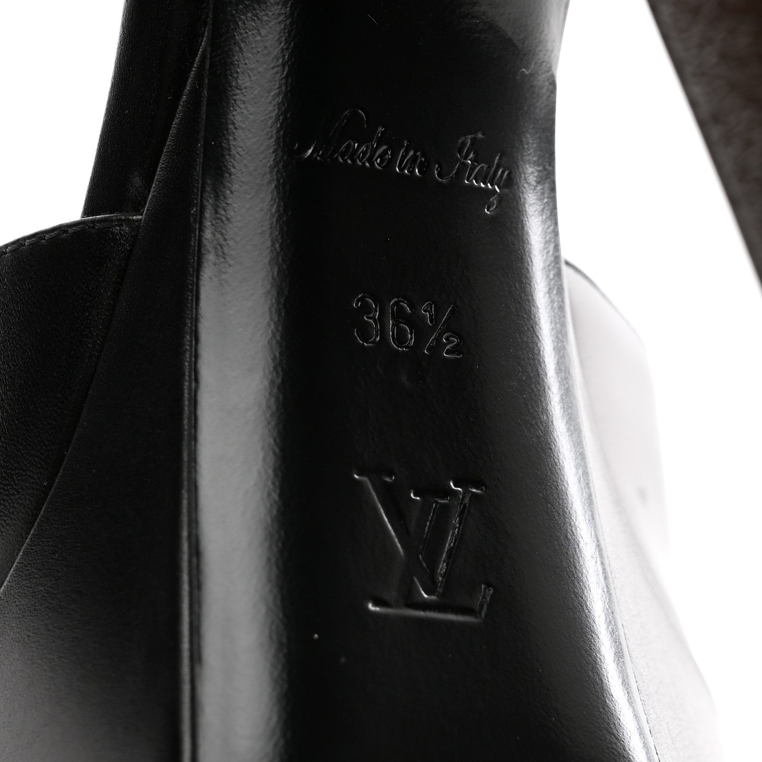 Louis Vuitton Monogram Afterglow Platform Sandals 36.5 Black 8 of 9