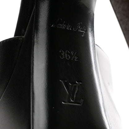 Louis Vuitton Monogram Afterglow Platform Sandals 36.5 Black 8 of 9
