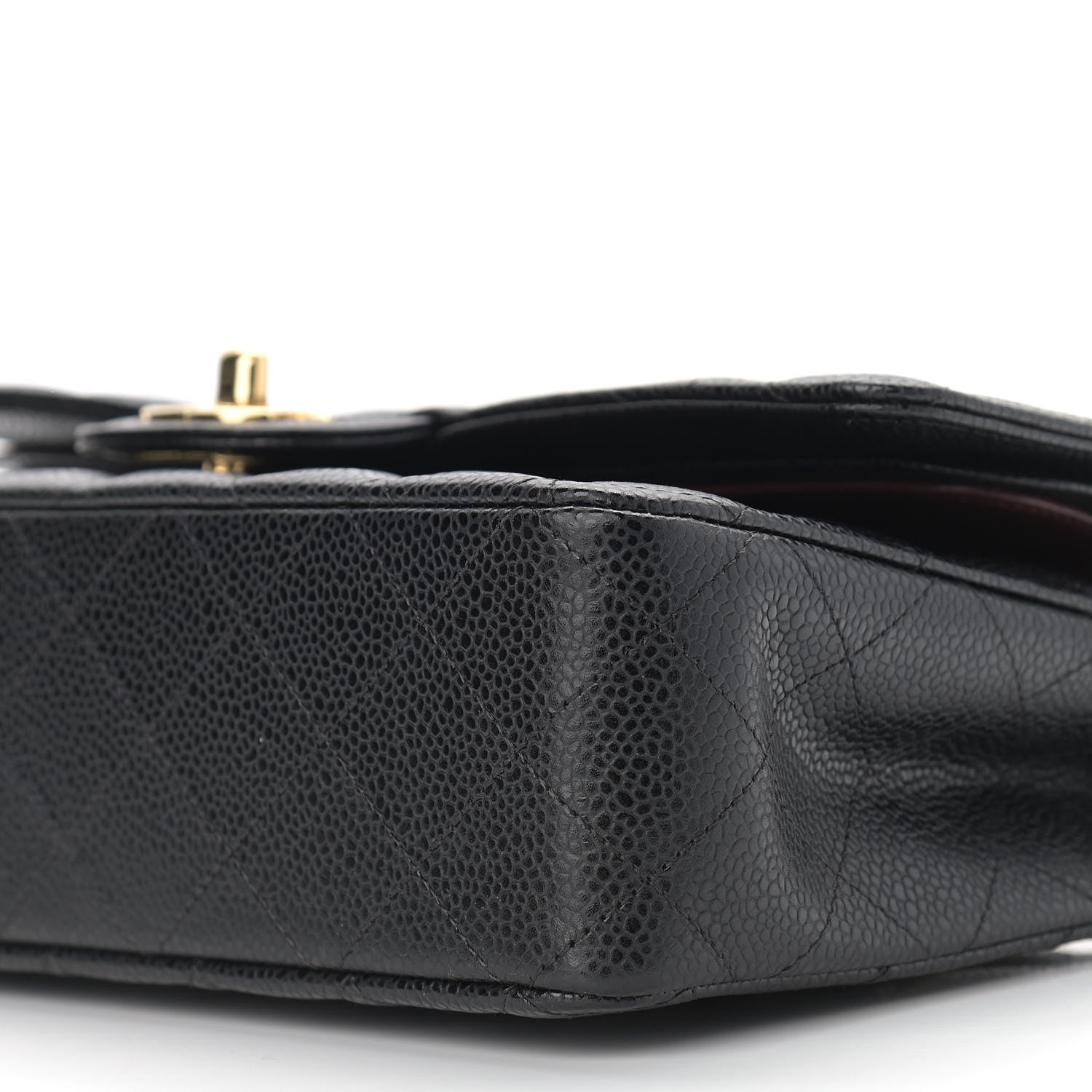 Chanel Caviar Quilted Medium Double Flap Black 10 of 11