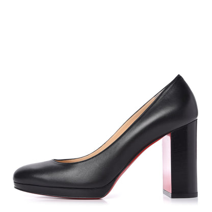 Christian Louboutin Nappa Kabetts 100 Pumps 39.5 Black Lucido 1 of 8