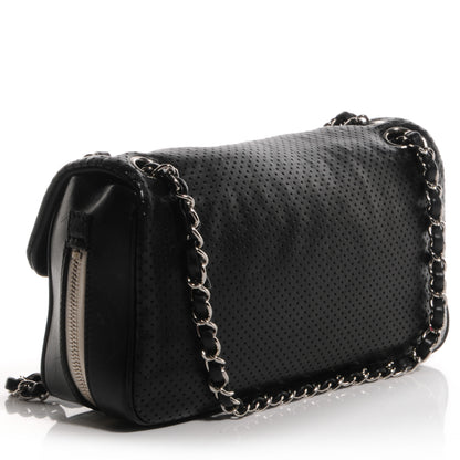 Chanel Lambskin Perforated Medium Baseball Spirit Black 3 of 8