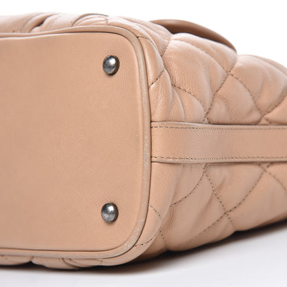 Chanel Calfskin Quilted Small Casual Riviera Tote Beige 10 of 10