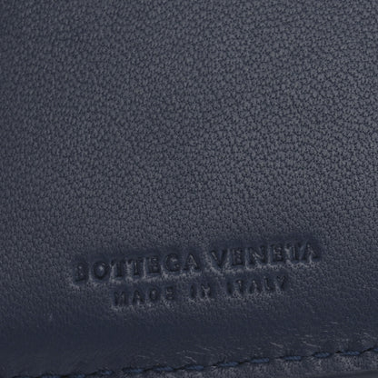 Bottega Veneta Nappa Intrecciato Bifold Zip Wallet Navy 6 of 10