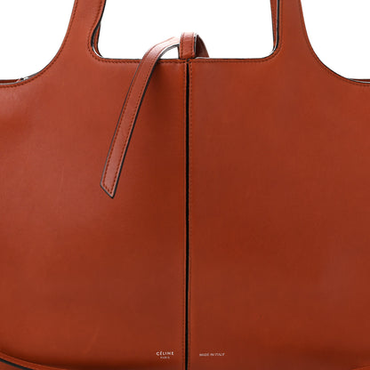 Celine Calfskin Medium Tri-Fold Bag Brick 8 of 13