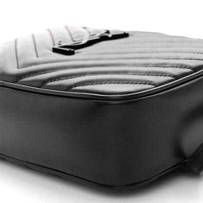 Saint Laurent Calfskin Matelasse Monogram Monochrome Lou Camera Bag Black 9 of 9