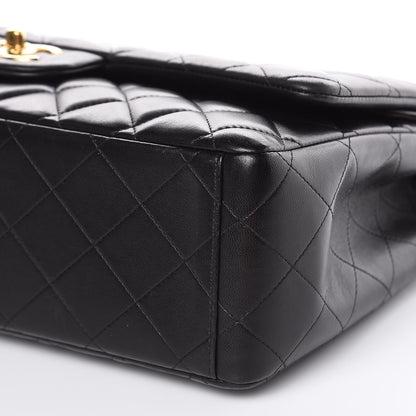 Chanel Lambskin Quilted Maxi Double Flap Black 9 of 15
