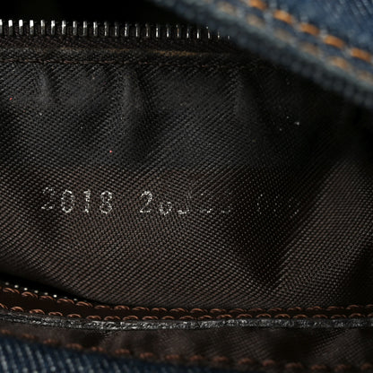 Fendi Denim Mama Baguette Blue 6 of 9