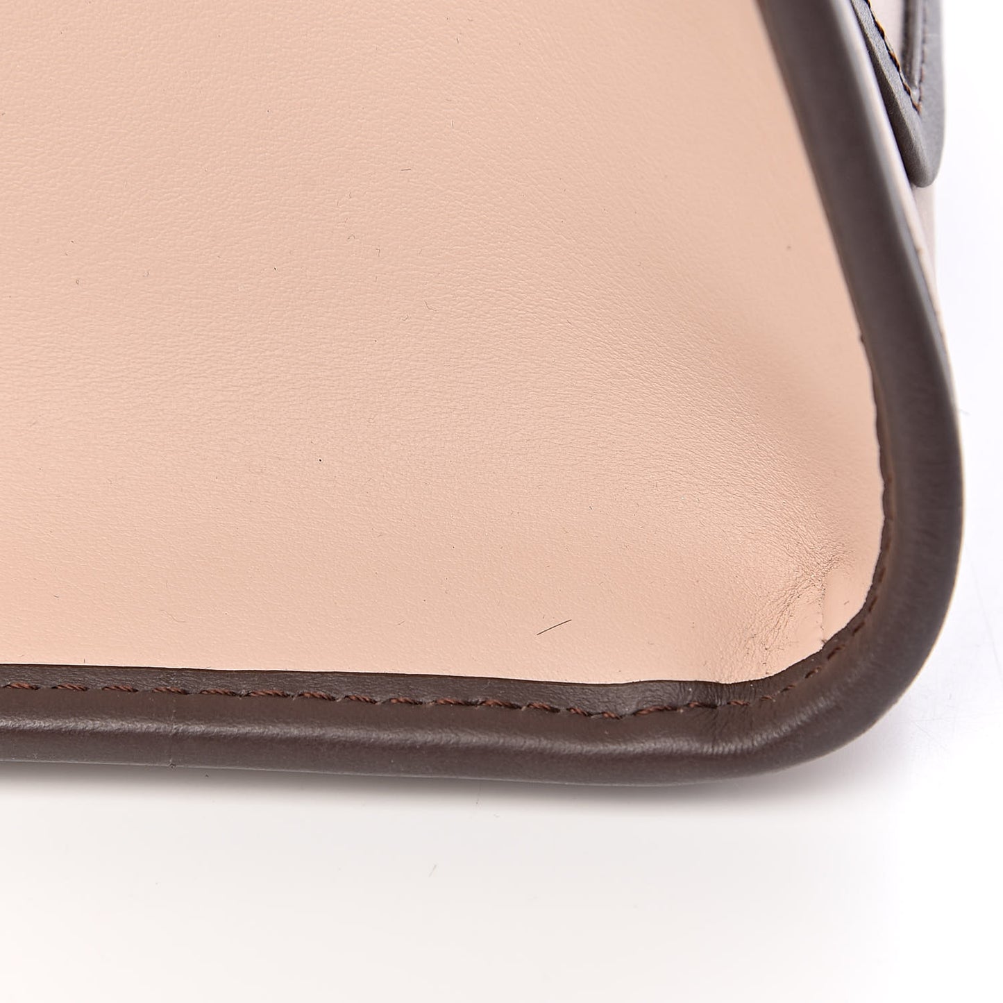 Vitello Century Opaco F is Fendi Bi-Color Regular Runaway Satchel Soap Moresco