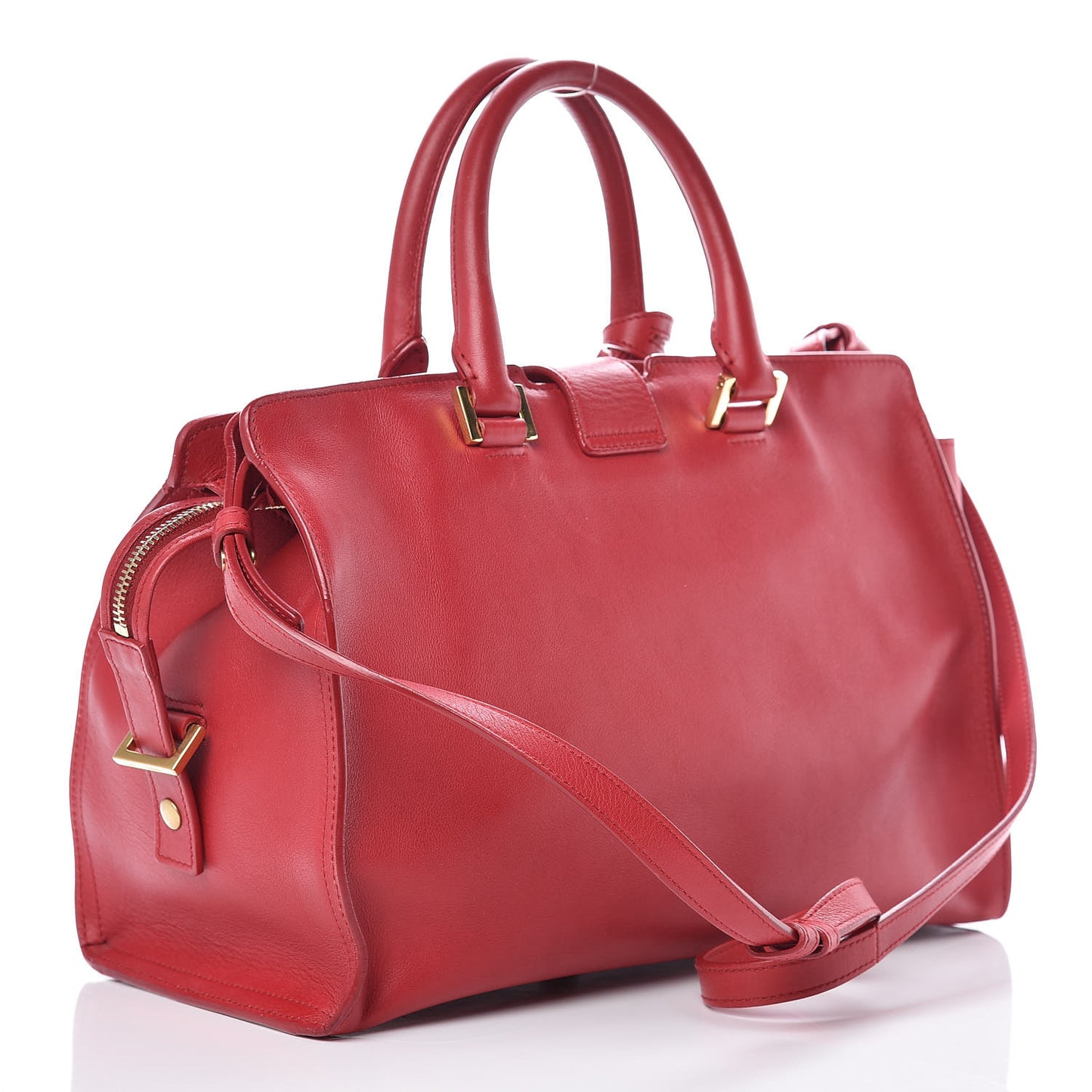 Calfskin Small Classic Y Cabas Rouge Orient