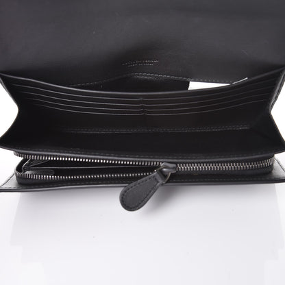 Bottega Veneta Nappa Intrecciato Continental Flap Wallet Black 5 of 9