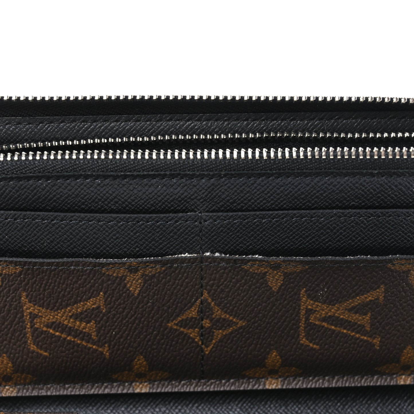 Monogram Macassar Vertical Zippy Wallet