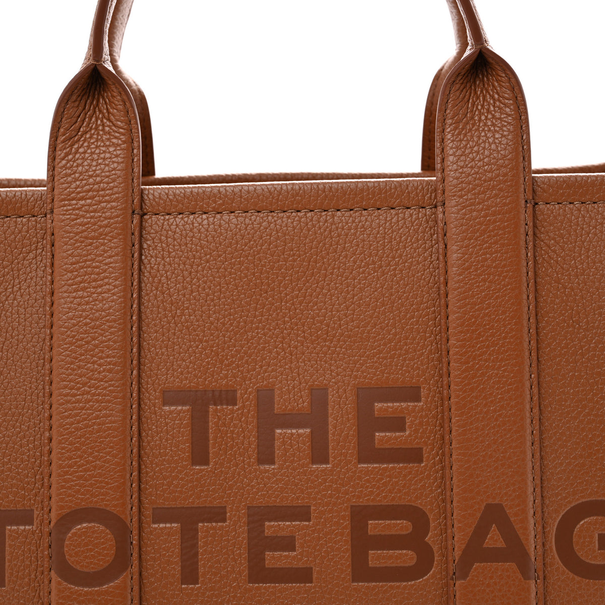 Marc Jacobs Grained Calfskin Medium The Tote Bag Argan Oil 9 of 12