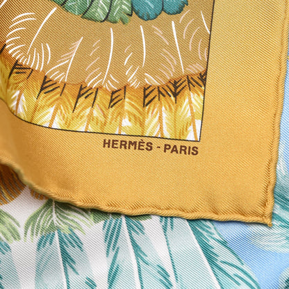 Hermes Silk Brazil Pocket Square 3 of 5