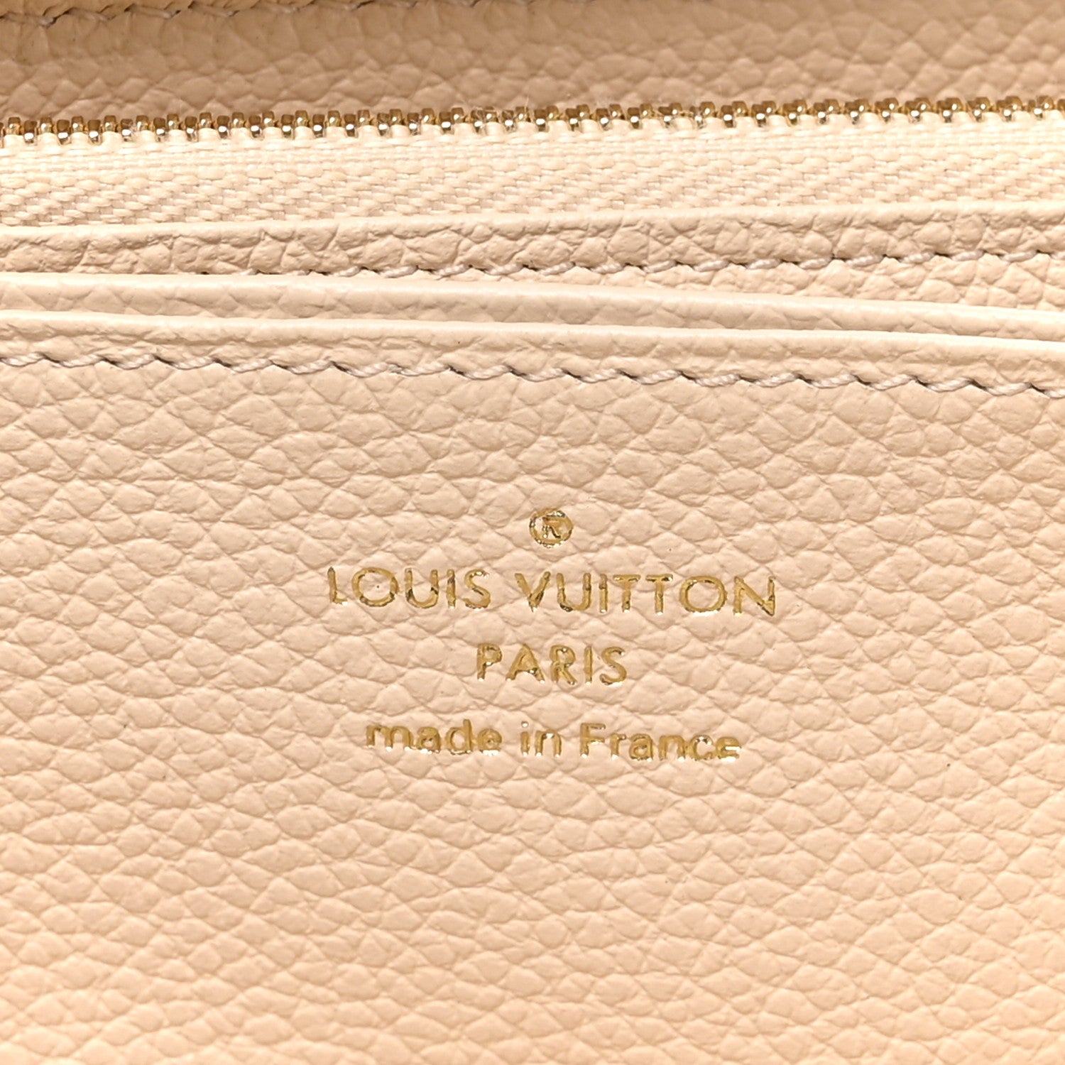 Louis Vuitton Empreinte Zippy Wallet Cream 6 of 6