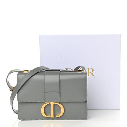 Christian Dior Smooth Calfskin 30 Montaigne Flap Bag Gray 10 of 10