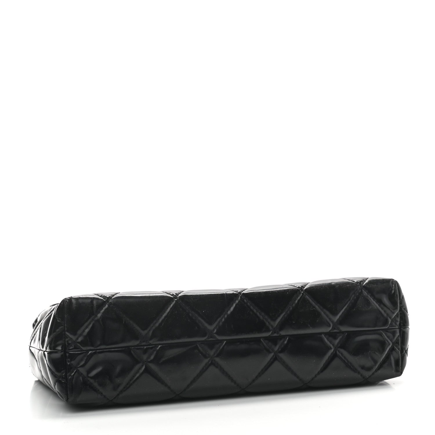 Chanel Vinyl Quilted In the Business Flap Bag Black 4 of 10