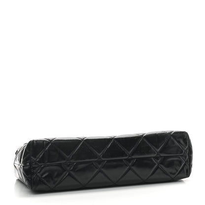 Chanel Vinyl Quilted In the Business Flap Bag Black 4 of 10