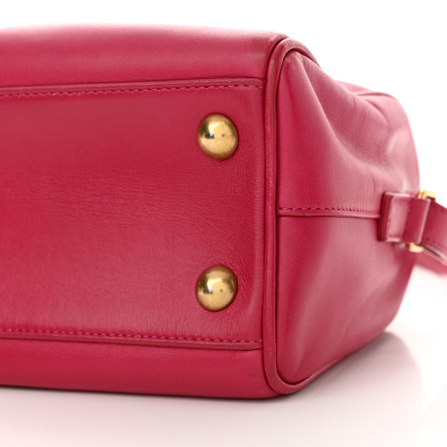 Saint Laurent Calfskin Classic Baby Duffle Fuchsia 10 of 15