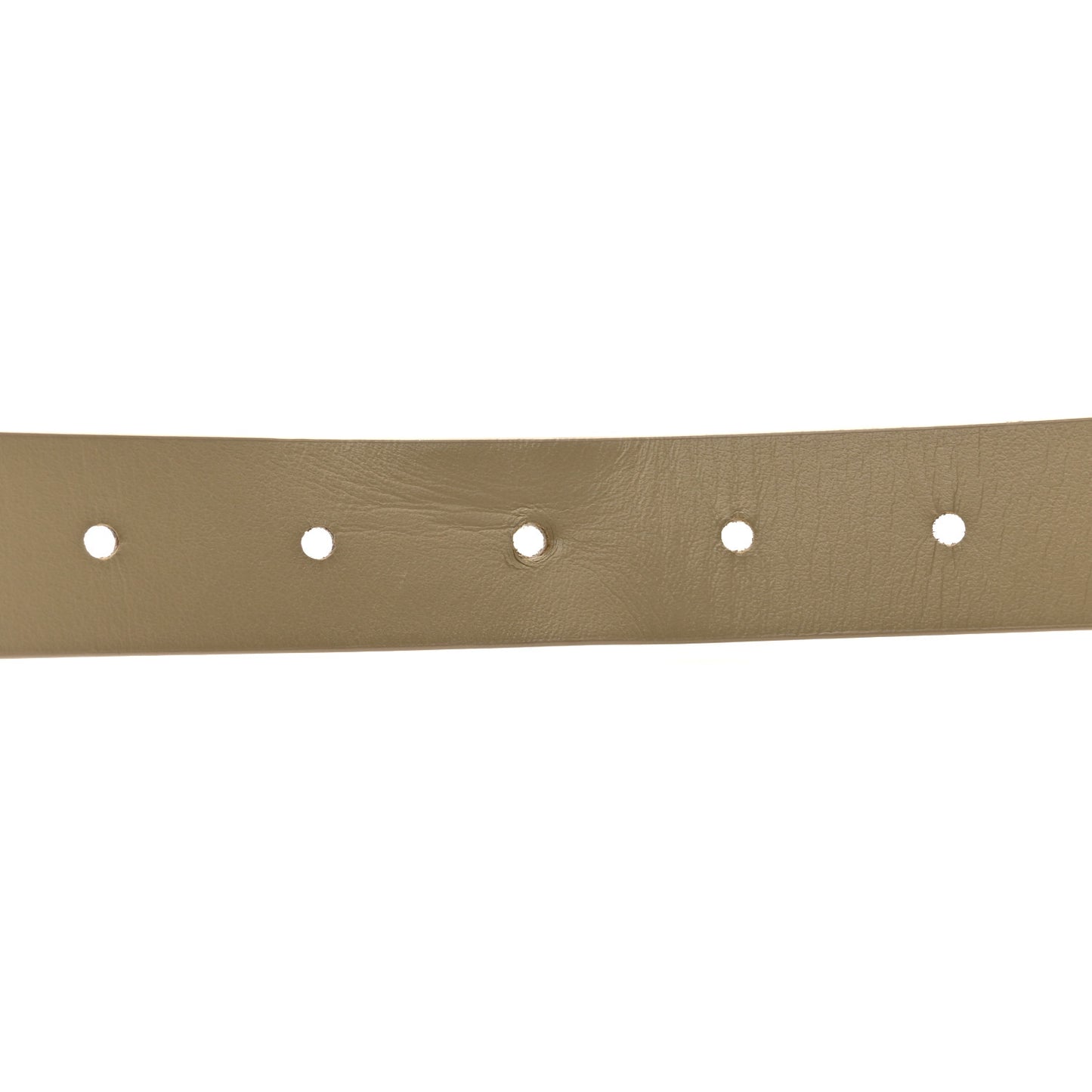 Calfskin Triangle Belt  90 36 Travertine