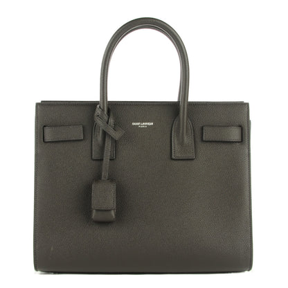 Saint Laurent Grained Calfskin Baby Sac De Jour Coal 1 of 7