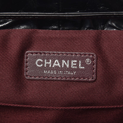 Chanel Calfskin Quilted Large Salzburg Mountain Backpack Black 7 of 8