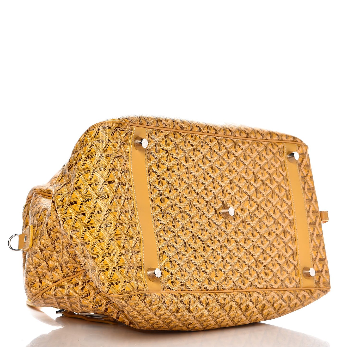 Goyardine Sac Hulot Pet Carrier PM Yellow